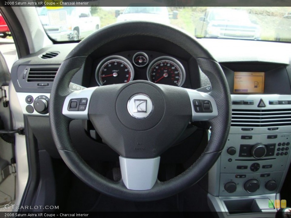 Charcoal Interior Steering Wheel for the 2008 Saturn Astra XR Coupe #79634819