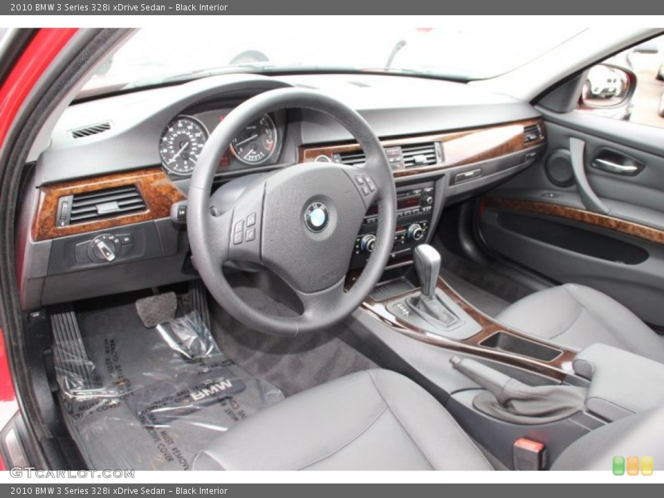 Black Interior Prime Interior for the 2010 BMW 3 Series 328i xDrive Sedan #79634862