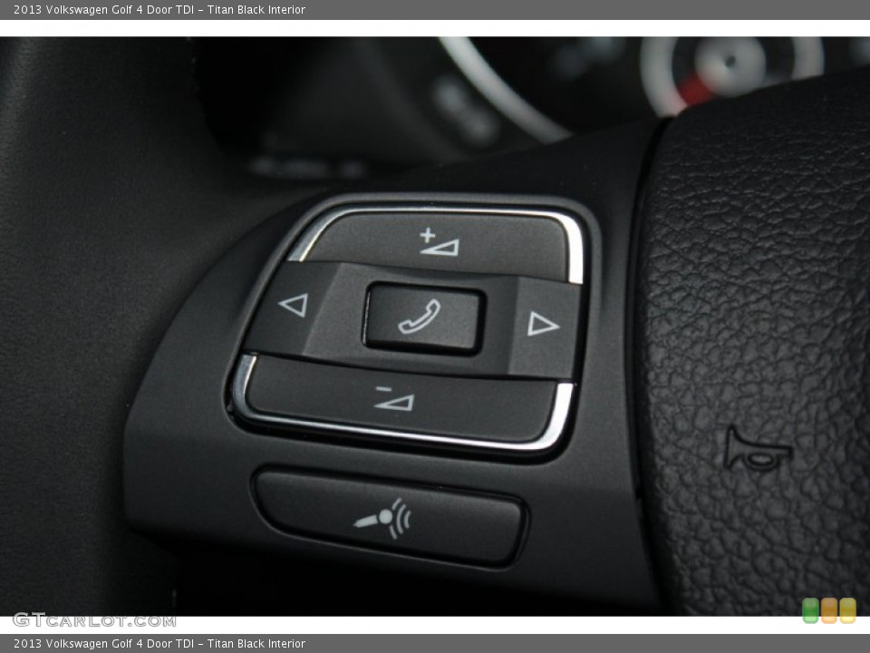 Titan Black Interior Controls for the 2013 Volkswagen Golf 4 Door TDI #79636086