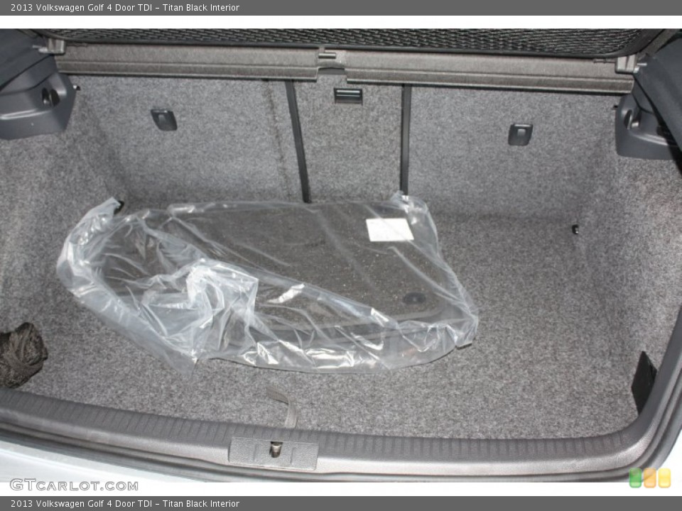 Titan Black Interior Trunk for the 2013 Volkswagen Golf 4 Door TDI #79636230