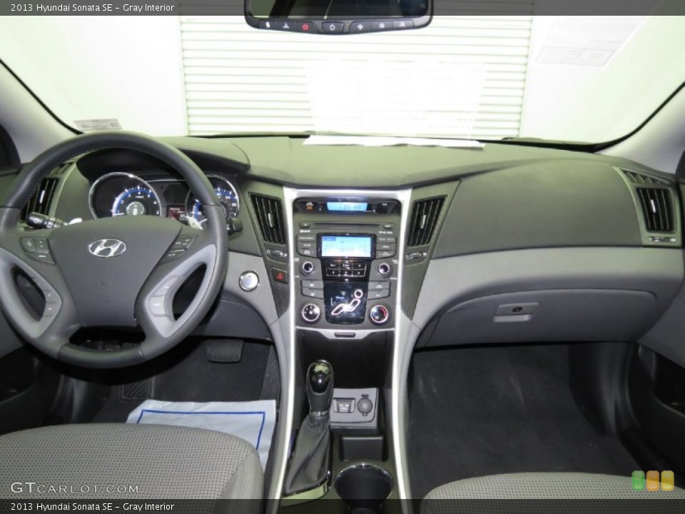 Gray Interior Dashboard for the 2013 Hyundai Sonata SE #79636734