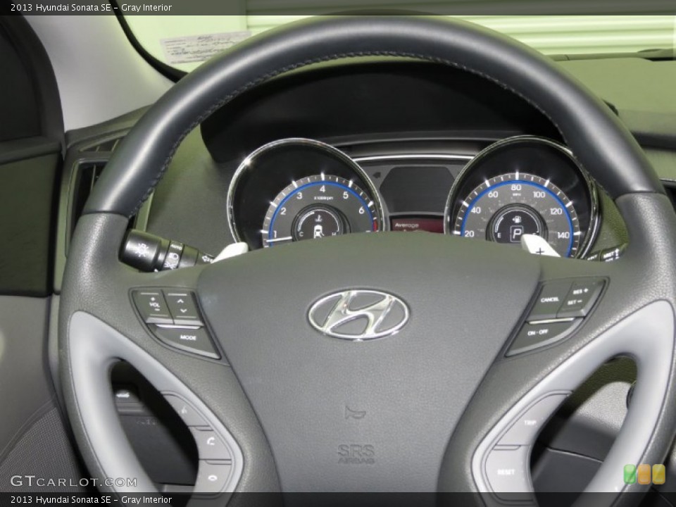 Gray Interior Steering Wheel for the 2013 Hyundai Sonata SE #79636766
