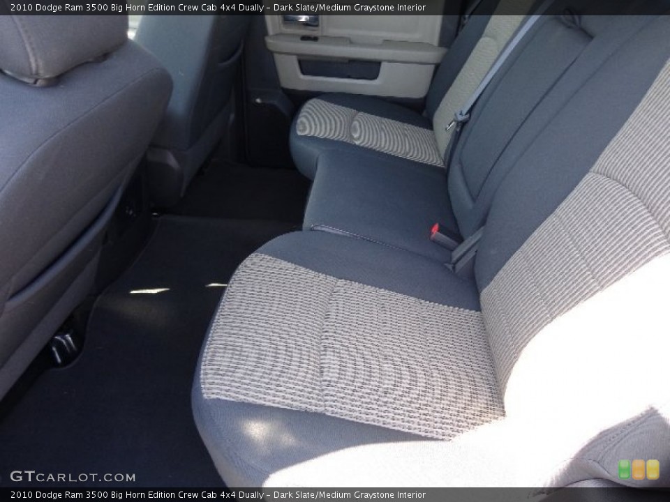 Dark Slate/Medium Graystone Interior Rear Seat for the 2010 Dodge Ram 3500 Big Horn Edition Crew Cab 4x4 Dually #79637638