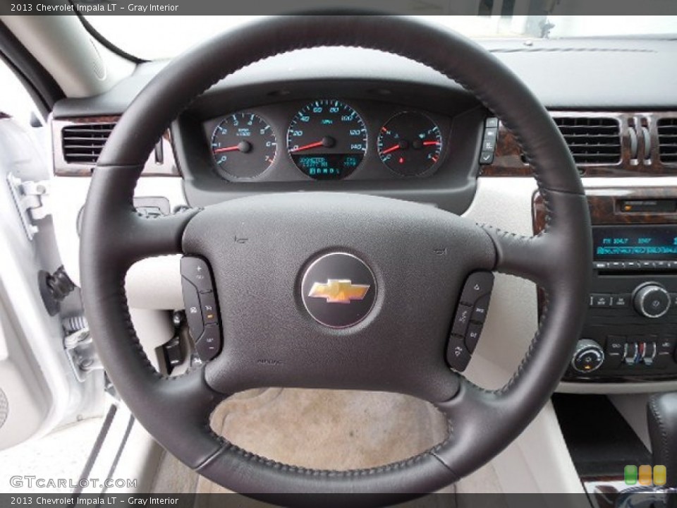 Gray Interior Steering Wheel for the 2013 Chevrolet Impala LT #79638635