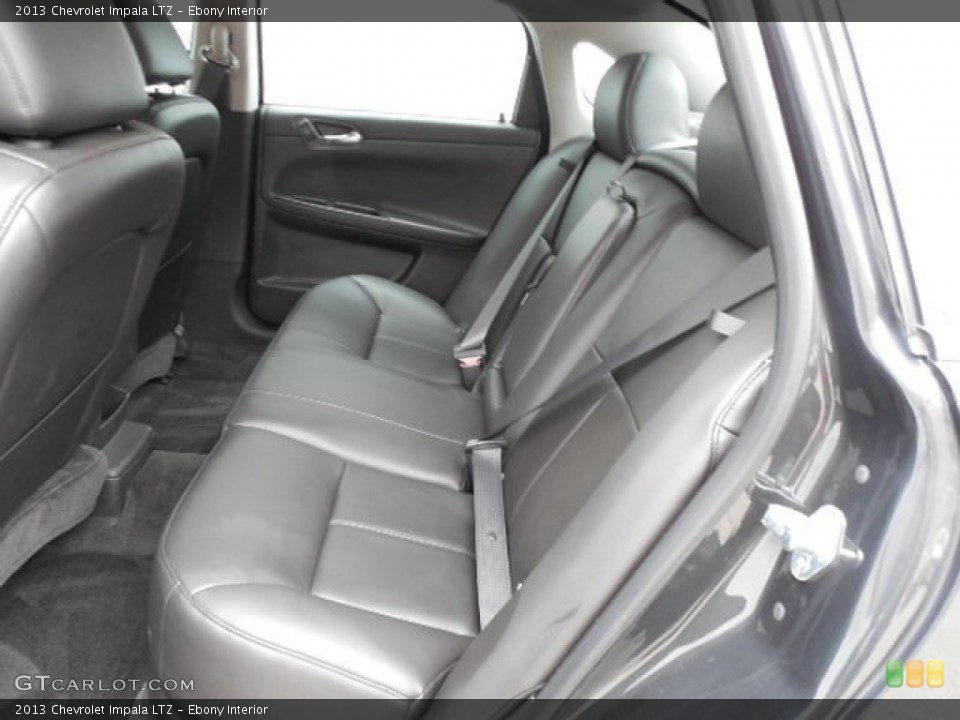 Ebony Interior Rear Seat for the 2013 Chevrolet Impala LTZ #79639214