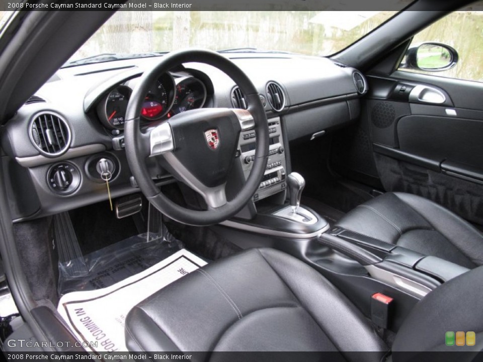 Black Interior Photo for the 2008 Porsche Cayman  #79639232