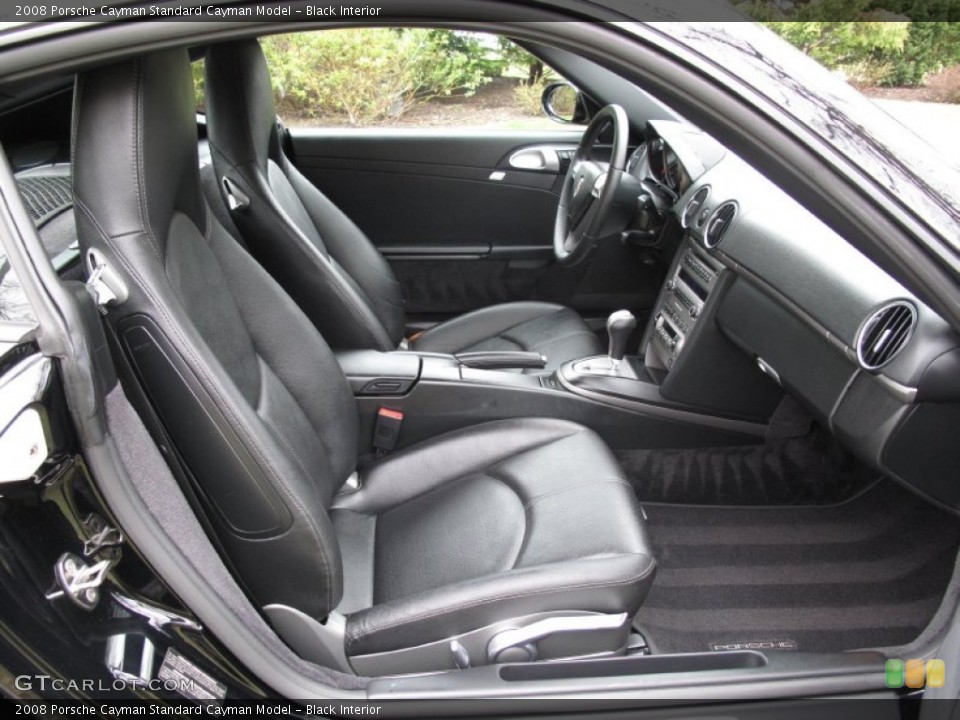 Black Interior Front Seat for the 2008 Porsche Cayman  #79639312