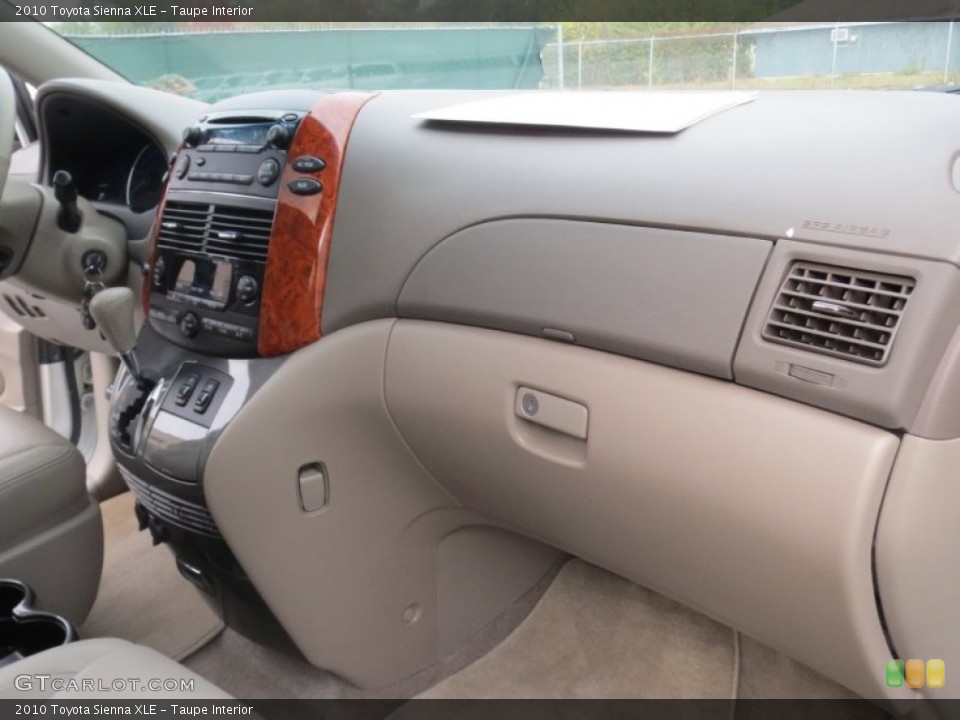 Taupe Interior Dashboard for the 2010 Toyota Sienna XLE #79639369