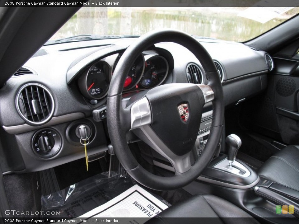 Black Interior Dashboard for the 2008 Porsche Cayman  #79639374