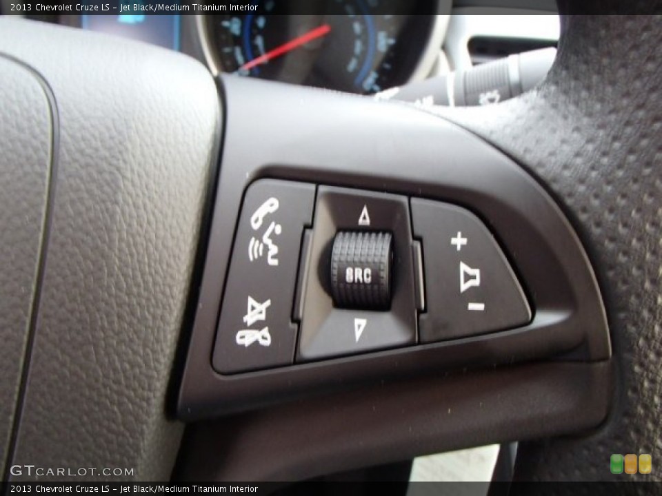 Jet Black/Medium Titanium Interior Controls for the 2013 Chevrolet Cruze LS #79639385
