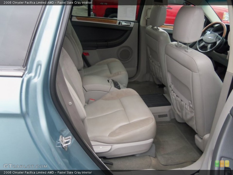 Pastel Slate Gray Interior Rear Seat for the 2008 Chrysler Pacifica Limited AWD #79639710