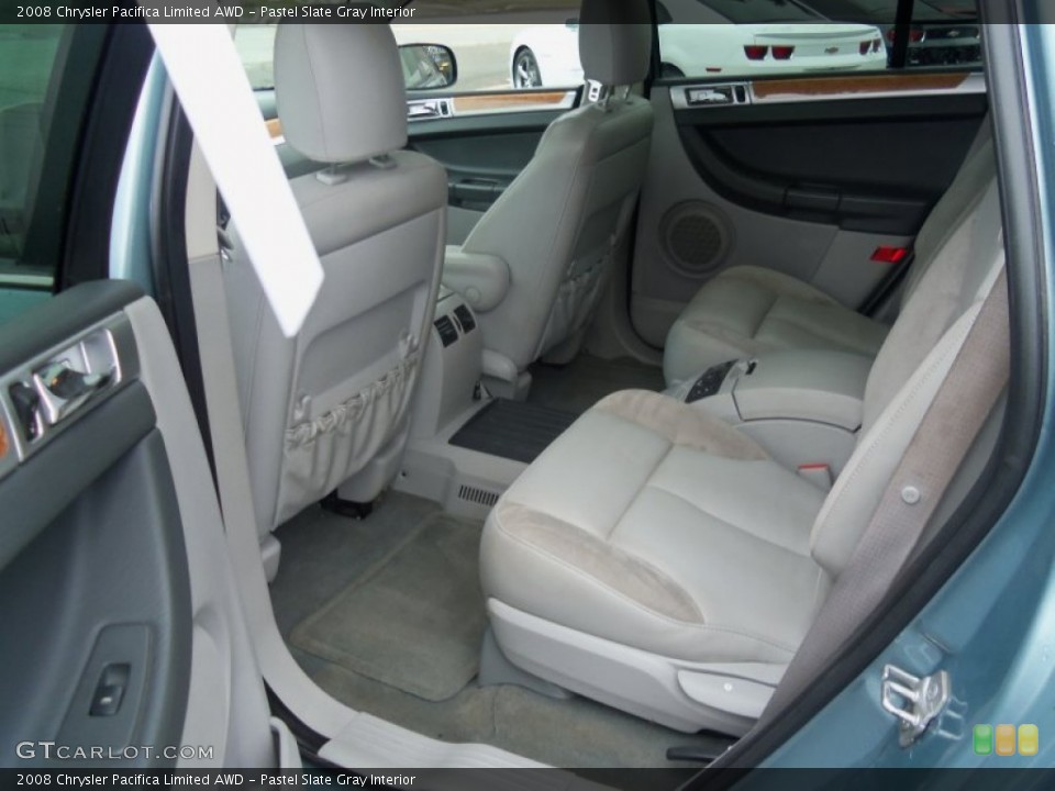 Pastel Slate Gray Interior Rear Seat for the 2008 Chrysler Pacifica Limited AWD #79639751