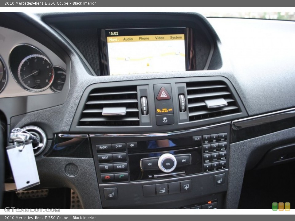 Black Interior Controls for the 2010 Mercedes-Benz E 350 Coupe #79639817
