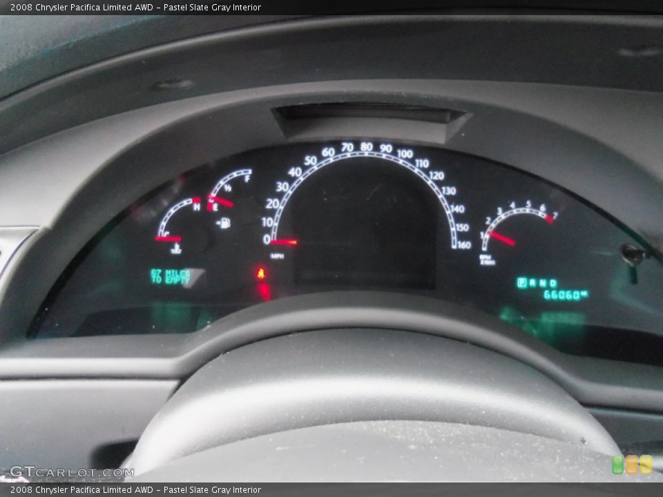 Pastel Slate Gray Interior Gauges for the 2008 Chrysler Pacifica Limited AWD #79639835