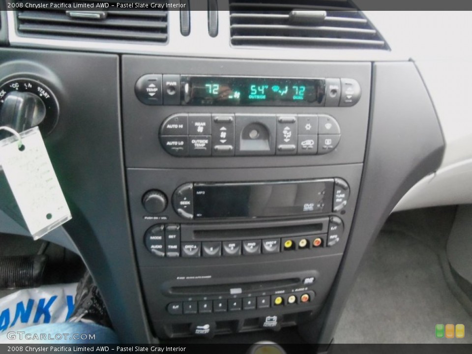 Pastel Slate Gray Interior Controls for the 2008 Chrysler Pacifica Limited AWD #79639851