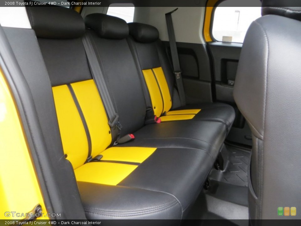 Dark Charcoal Interior Rear Seat for the 2008 Toyota FJ Cruiser 4WD #79640399