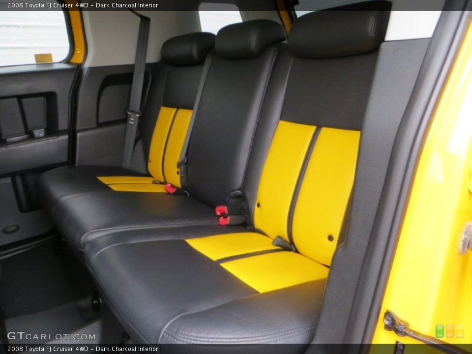Dark Charcoal Interior Rear Seat for the 2008 Toyota FJ Cruiser 4WD #79640483