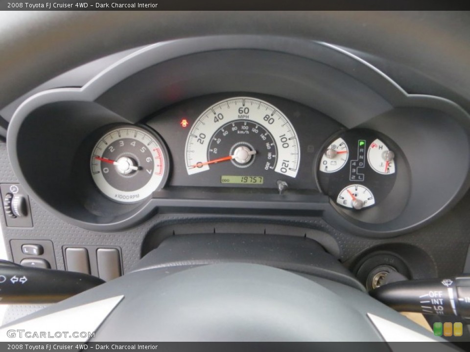 Dark Charcoal Interior Gauges for the 2008 Toyota FJ Cruiser 4WD #79640696