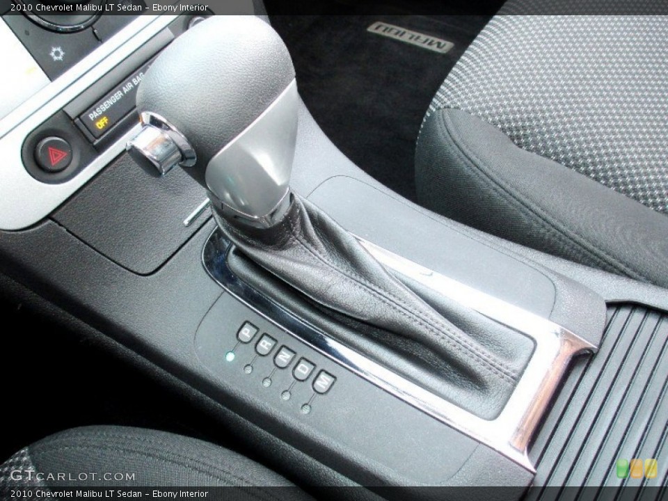 Ebony Interior Transmission for the 2010 Chevrolet Malibu LT Sedan #79641908