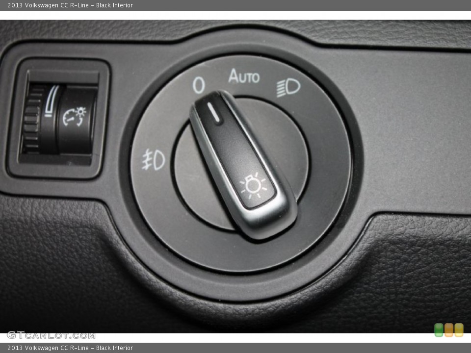 Black Interior Controls for the 2013 Volkswagen CC R-Line #79642155