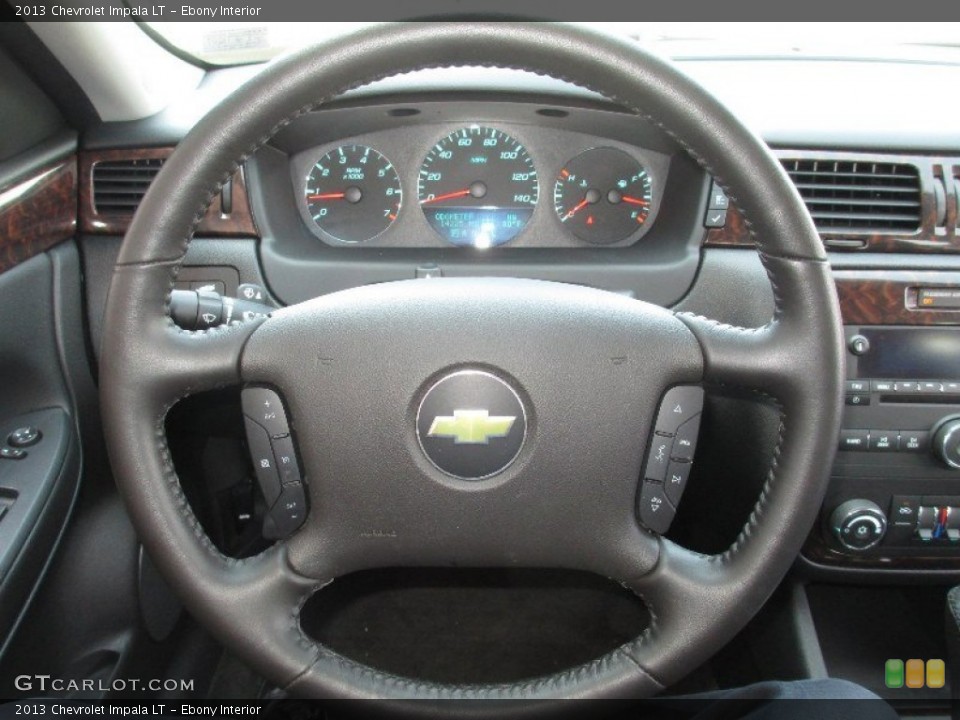 Ebony Interior Steering Wheel for the 2013 Chevrolet Impala LT #79642484