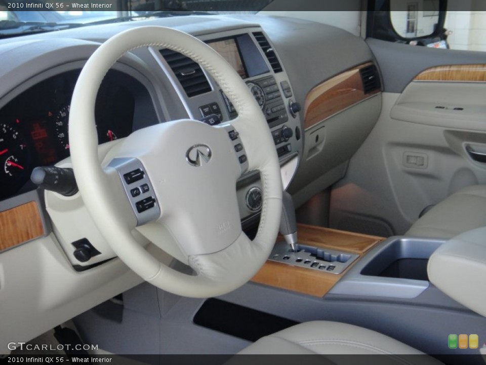 Wheat Interior Steering Wheel for the 2010 Infiniti QX 56 #79642832