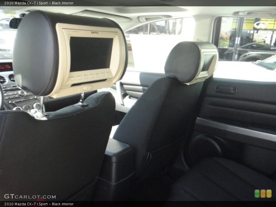 Black Interior Entertainment System for the 2010 Mazda CX-7 i Sport #79644601