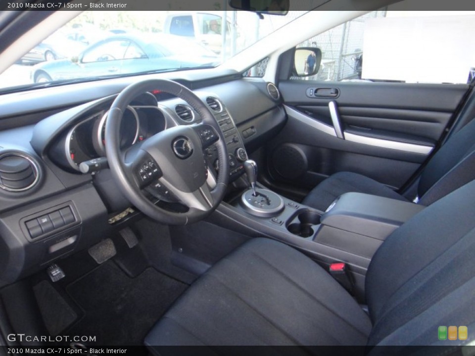 Black 2010 Mazda CX-7 Interiors