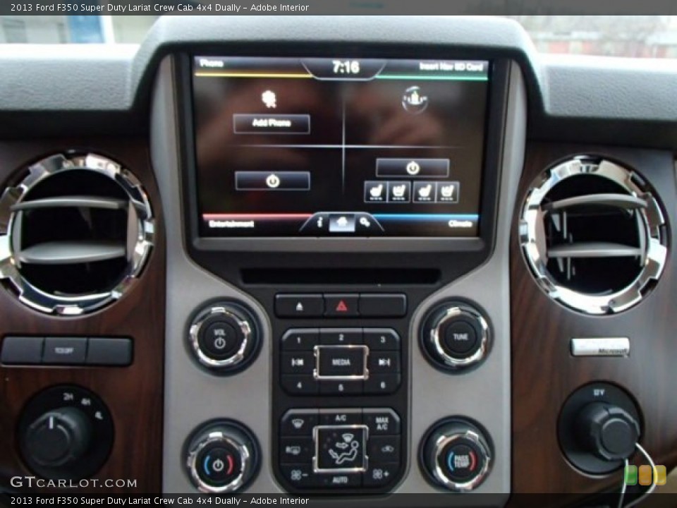 Adobe Interior Controls for the 2013 Ford F350 Super Duty Lariat Crew Cab 4x4 Dually #79646933