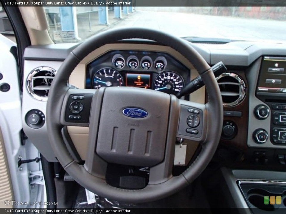 Adobe Interior Steering Wheel for the 2013 Ford F350 Super Duty Lariat Crew Cab 4x4 Dually #79646969