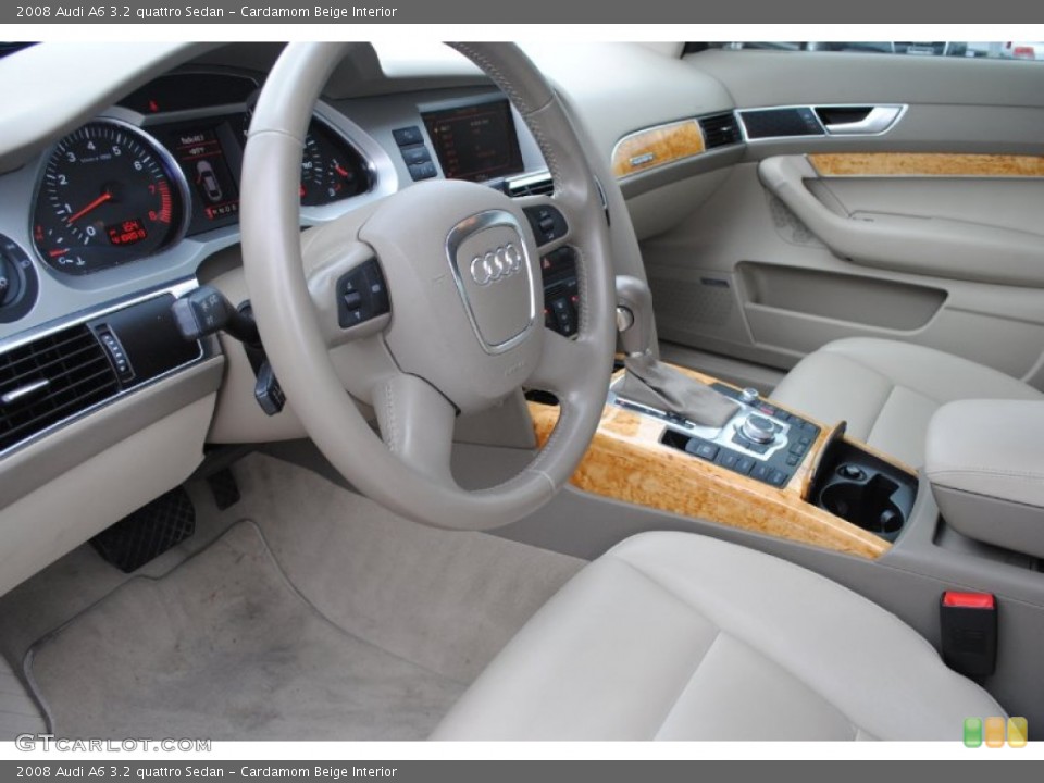 Cardamom Beige Interior Photo for the 2008 Audi A6 3.2 quattro Sedan #79646996