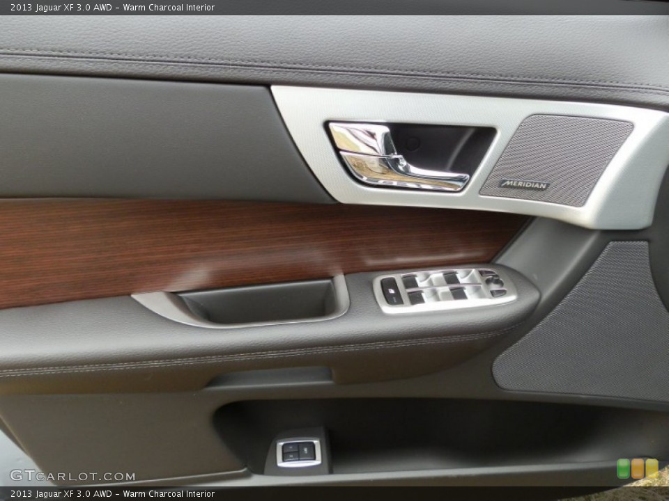 Warm Charcoal Interior Door Panel for the 2013 Jaguar XF 3.0 AWD #79647182