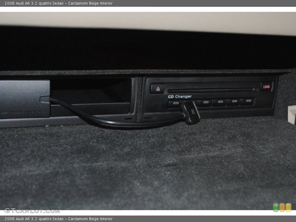 Cardamom Beige Interior Audio System for the 2008 Audi A6 3.2 quattro Sedan #79647326