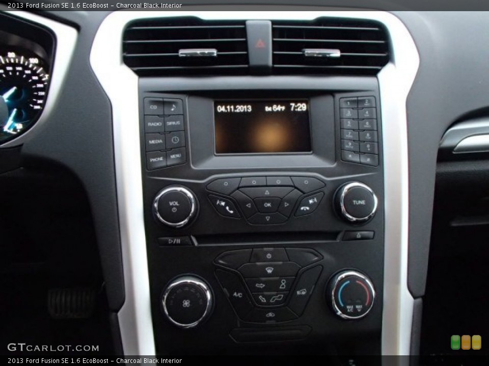 Charcoal Black Interior Controls for the 2013 Ford Fusion SE 1.6 EcoBoost #79648913