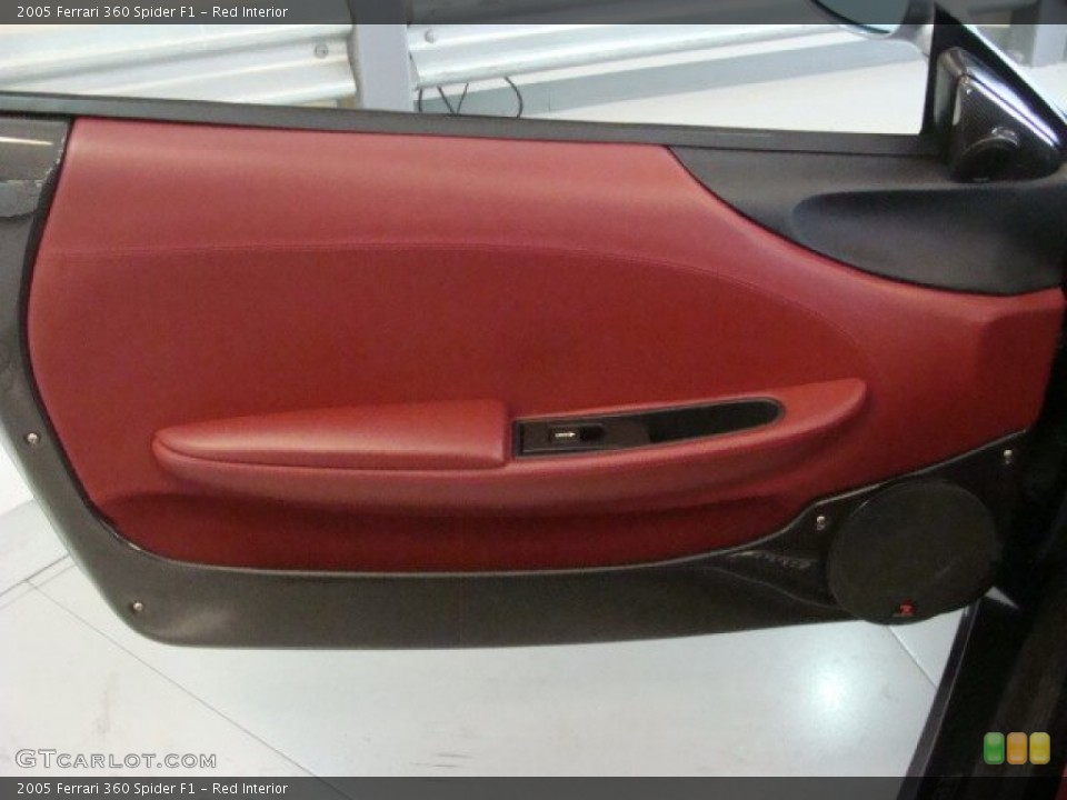 Red Interior Door Panel for the 2005 Ferrari 360 Spider F1 #79648987