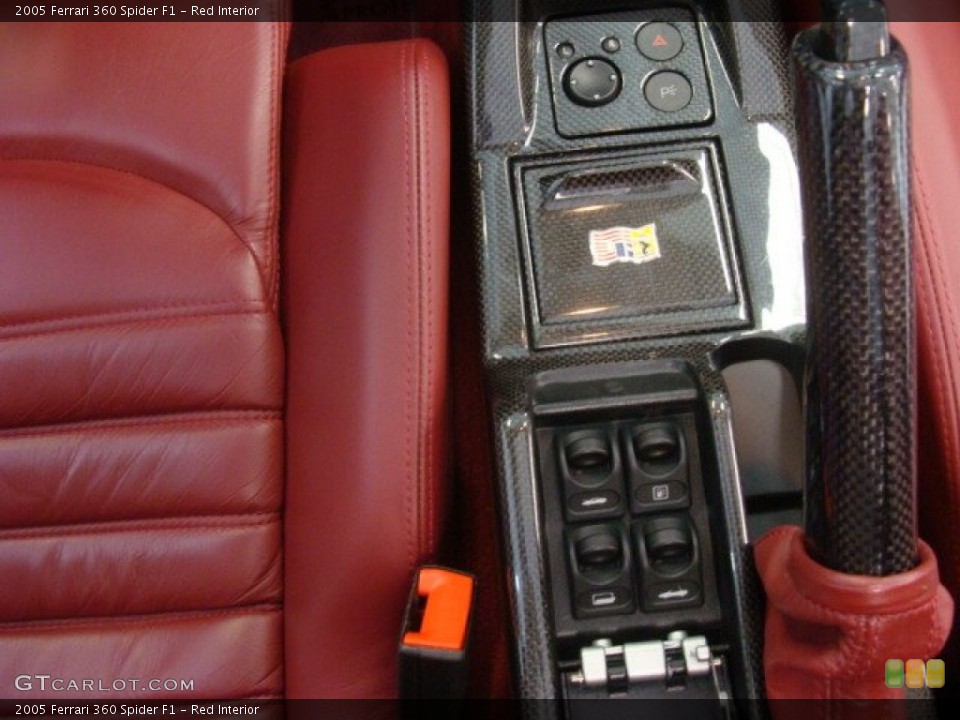 Red Interior Controls for the 2005 Ferrari 360 Spider F1 #79649263