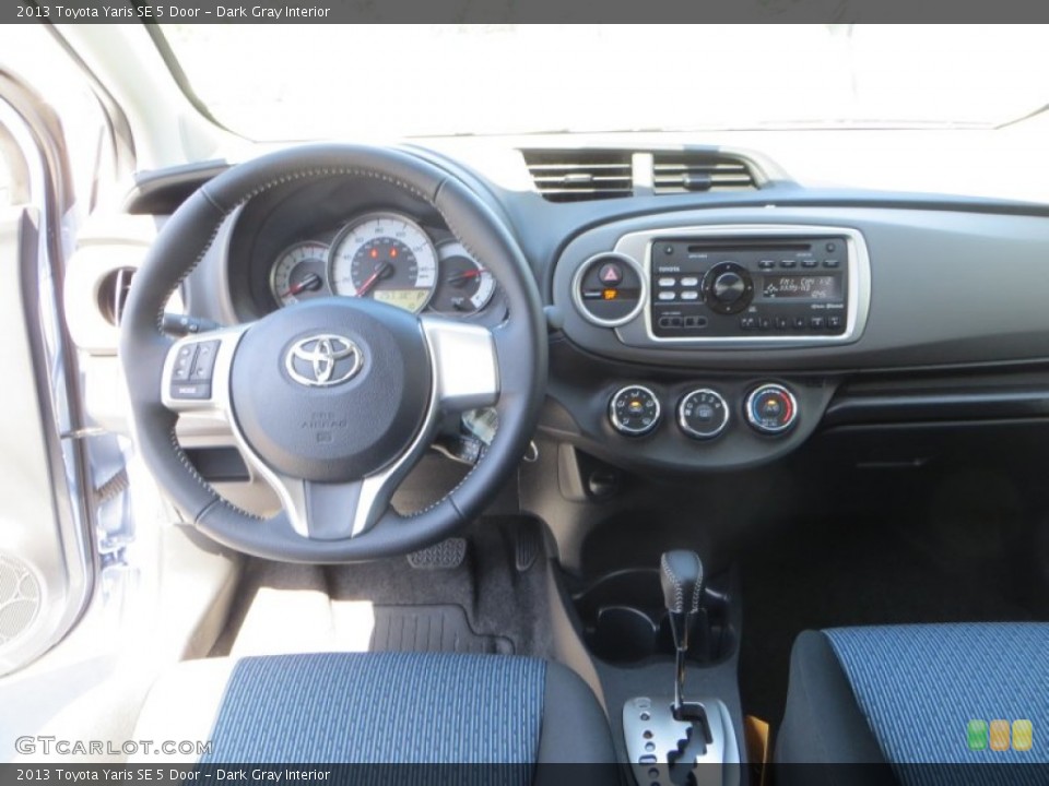 Dark Gray Interior Dashboard for the 2013 Toyota Yaris SE 5 Door #79650044