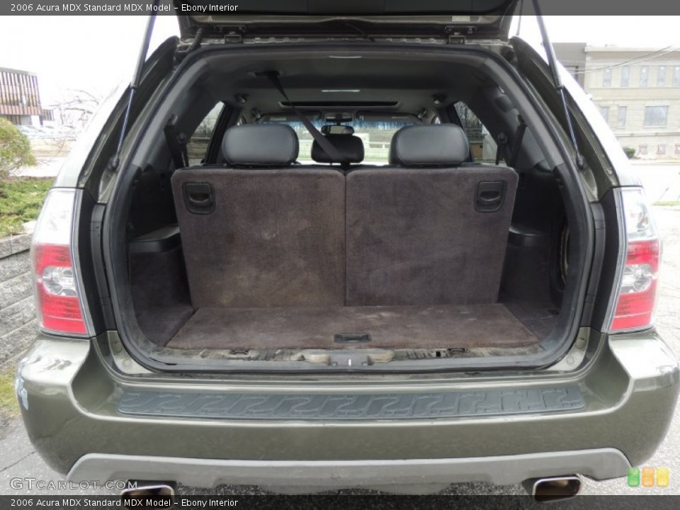 Ebony Interior Trunk for the 2006 Acura MDX  #79651022