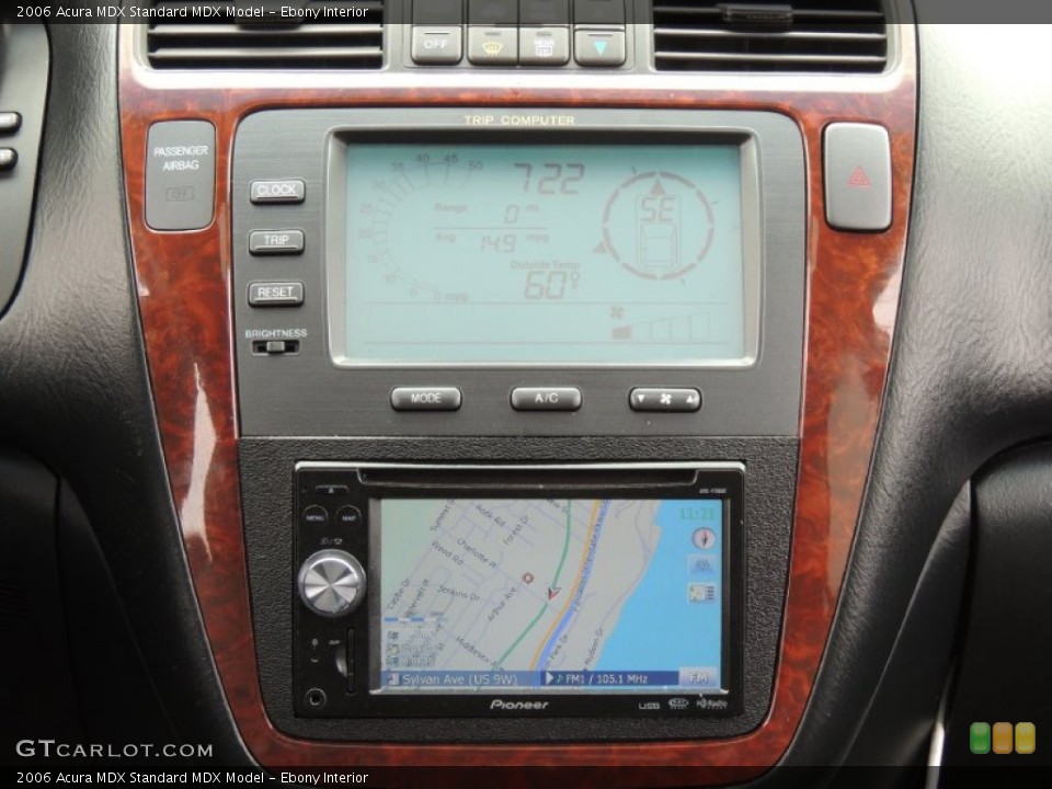 Ebony Interior Controls for the 2006 Acura MDX  #79651129