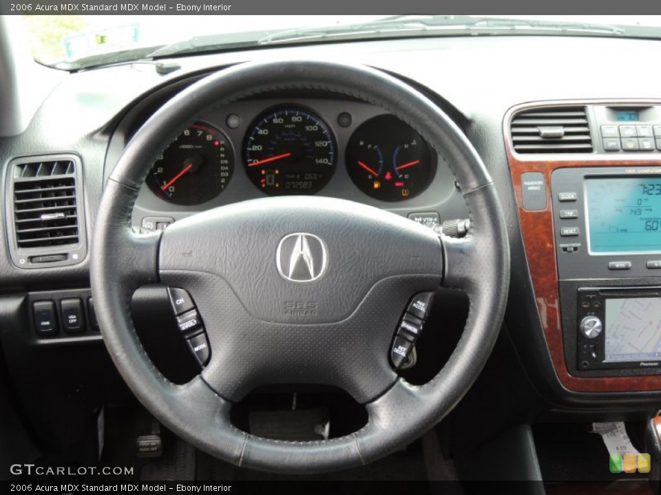 Ebony Interior Steering Wheel for the 2006 Acura MDX  #79651172