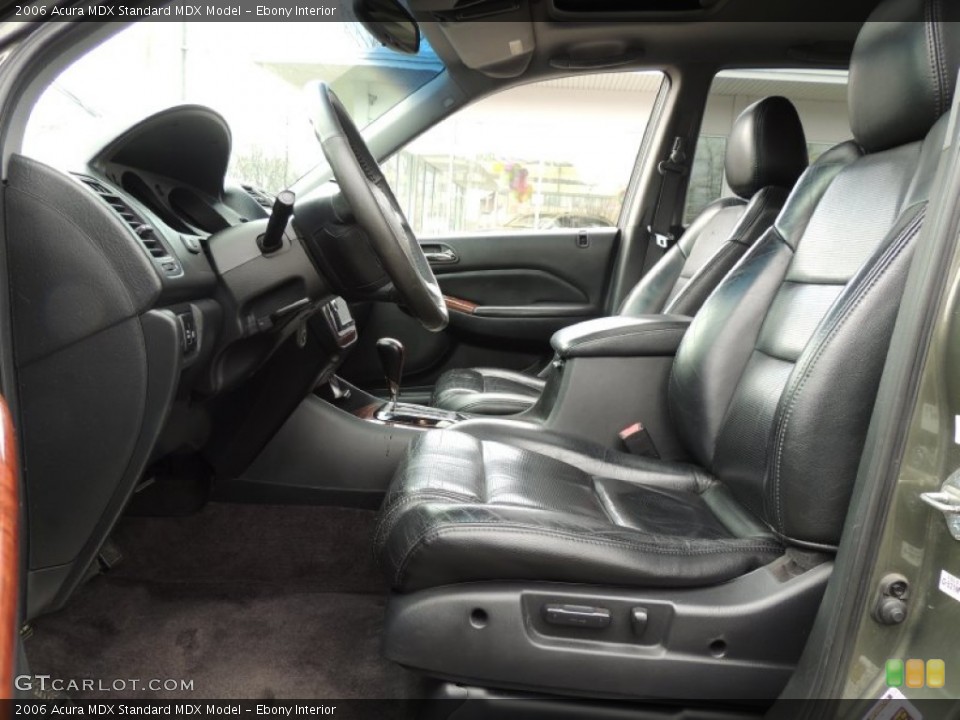 Ebony Interior Front Seat for the 2006 Acura MDX  #79651241
