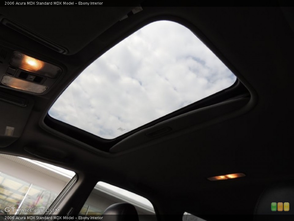 Ebony Interior Sunroof for the 2006 Acura MDX  #79651255