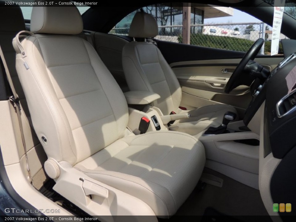 Cornsilk Beige Interior Front Seat for the 2007 Volkswagen Eos 2.0T #79651445