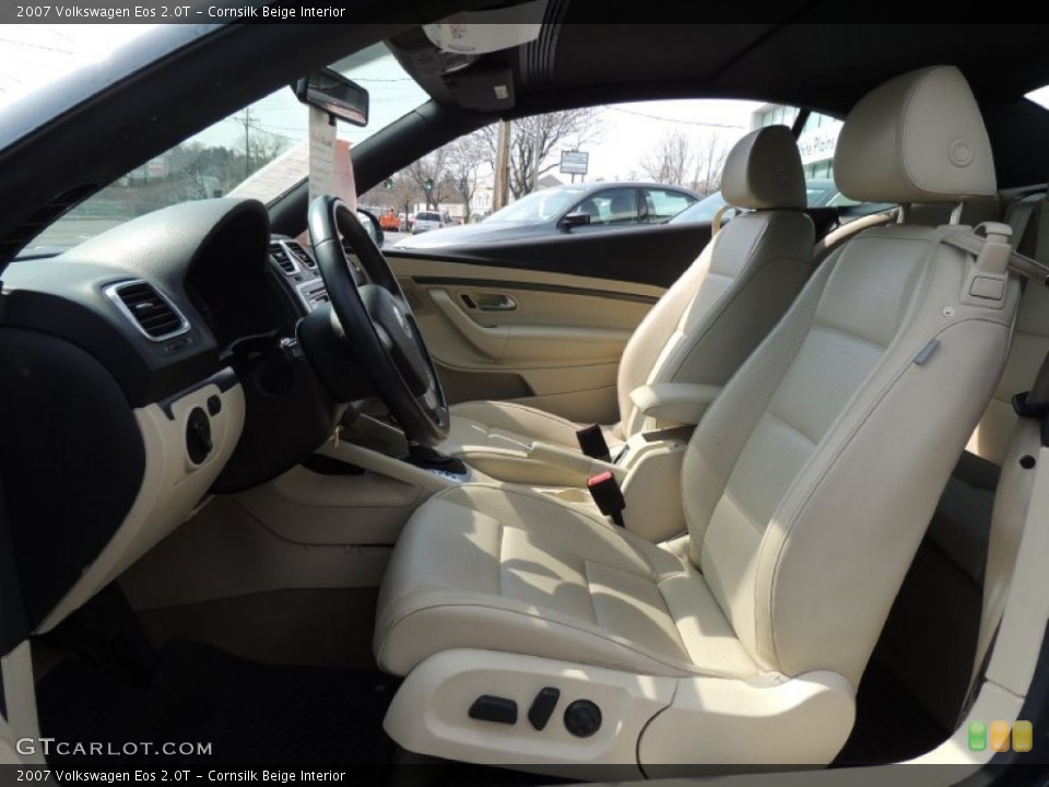 Cornsilk Beige Interior Front Seat for the 2007 Volkswagen Eos 2.0T #79651479