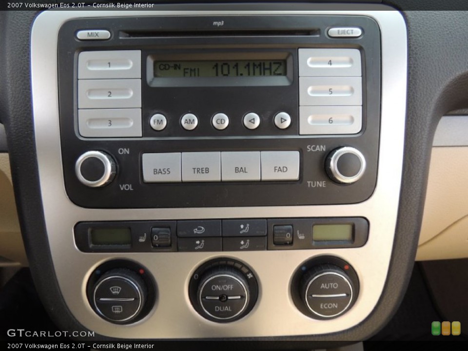Cornsilk Beige Interior Controls for the 2007 Volkswagen Eos 2.0T #79651499