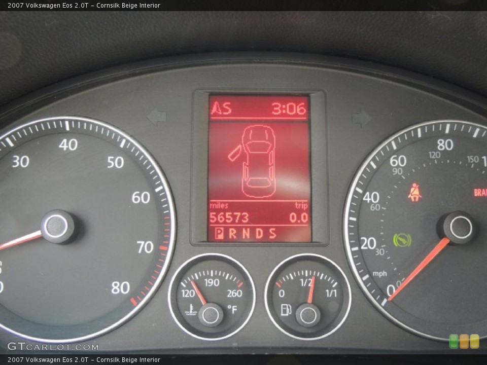 Cornsilk Beige Interior Gauges for the 2007 Volkswagen Eos 2.0T #79651552