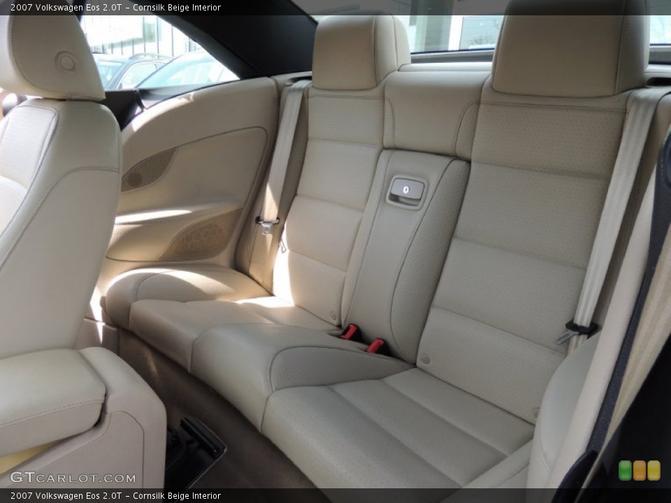 Cornsilk Beige Interior Rear Seat for the 2007 Volkswagen Eos 2.0T #79651572