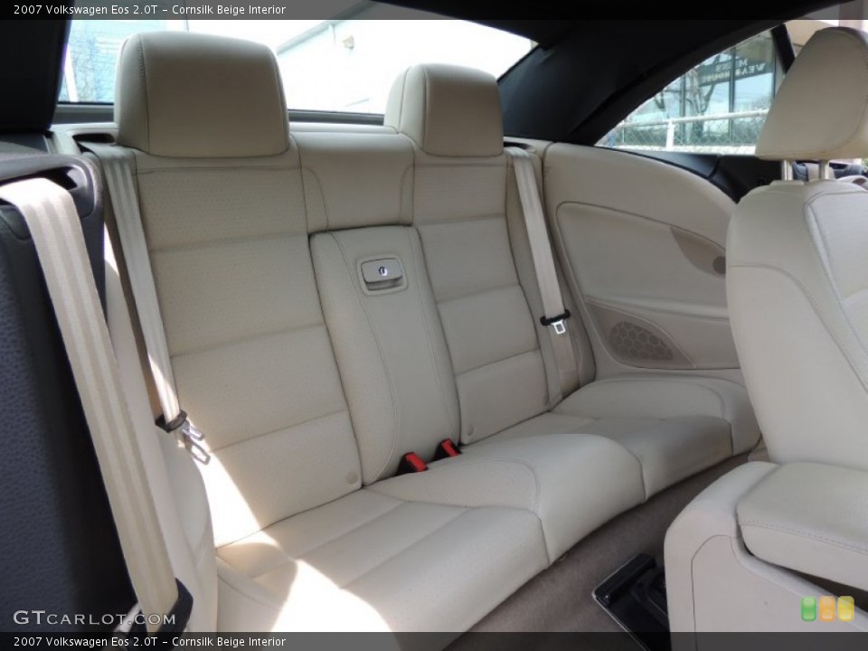 Cornsilk Beige Interior Rear Seat for the 2007 Volkswagen Eos 2.0T #79651593