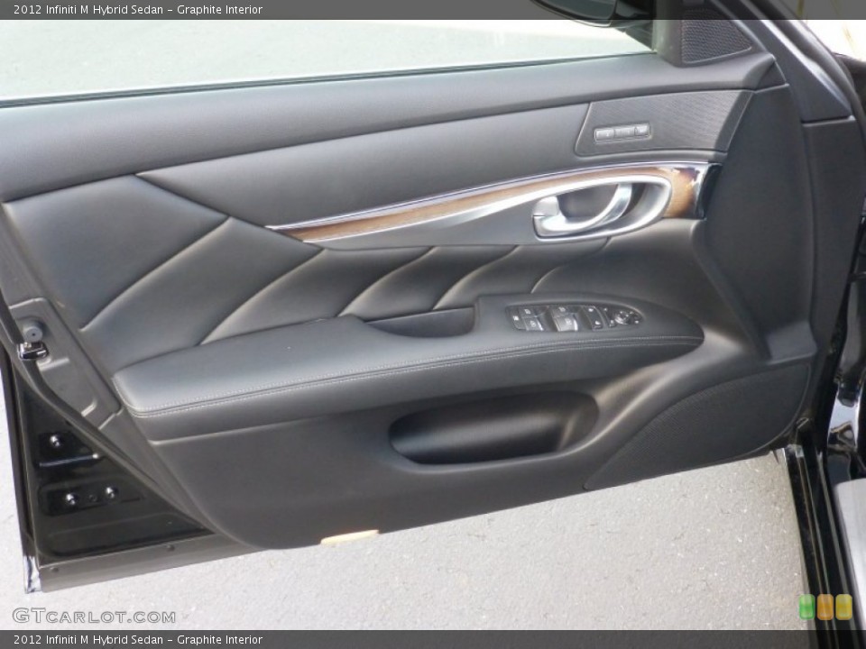 Graphite Interior Door Panel for the 2012 Infiniti M Hybrid Sedan #79651646