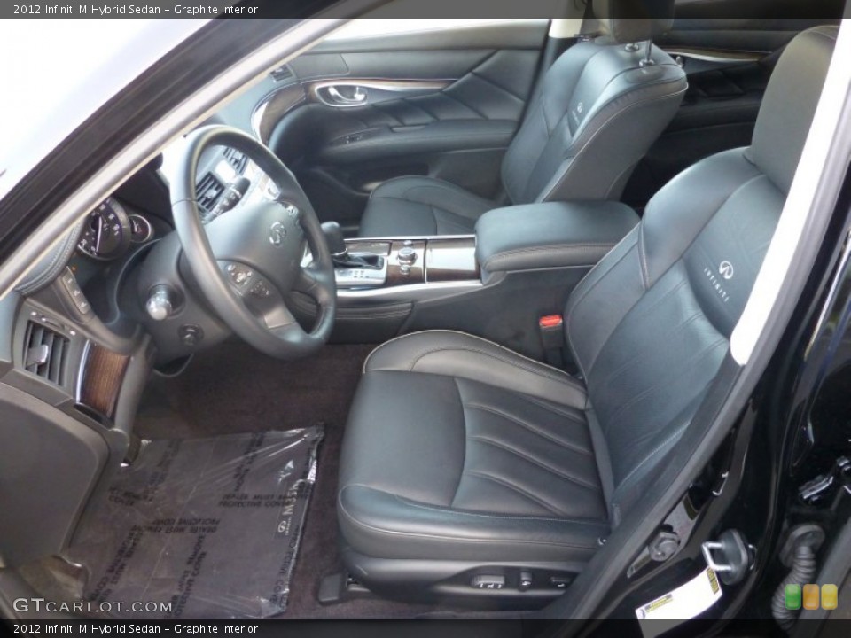 Graphite Interior Photo for the 2012 Infiniti M Hybrid Sedan #79651667